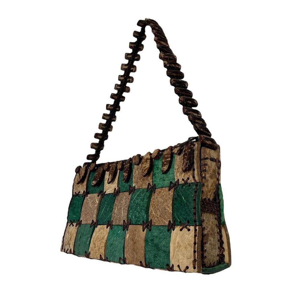 Handmade Shell Inlay Purse - Picture 3 of 12